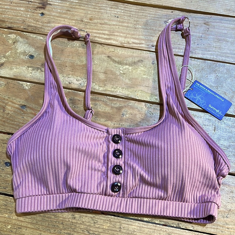 Summermae bikini top. Small.  Middle picture shoes true color